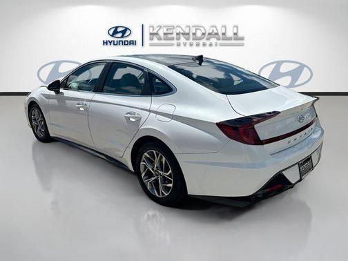 Quartz White 2021 Hyundai SONATA SEL
