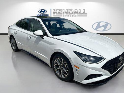 Quartz White 2021 Hyundai SONATA SEL