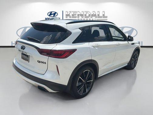 Radiant White 2023 INFINITI QX50 SPORT