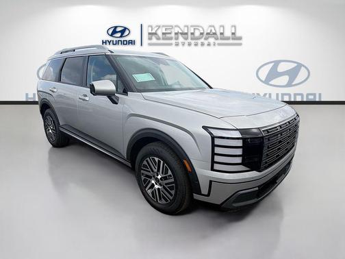 Typhoon Silver Metallic 2026 Hyundai Palisade Hybrid Blue SEL Premium 8P