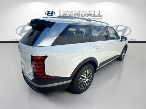 Creamy White Pearl 2027 Hyundai SANTA FE HEV SEL Premium