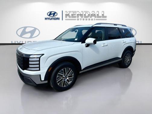 Creamy White Pearl 2027 Hyundai SANTA FE HEV SEL Premium