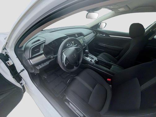 Platinum White Pearl 2021 Honda Civic LX