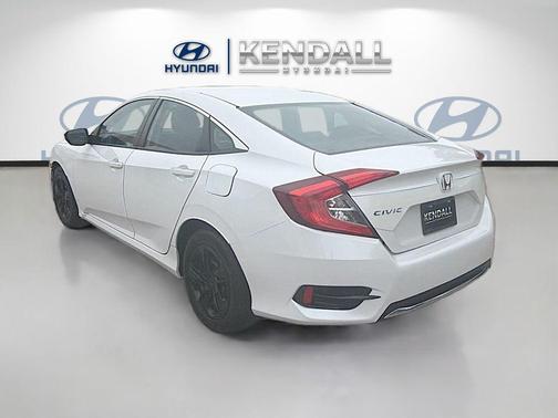 Platinum White Pearl 2021 Honda Civic LX