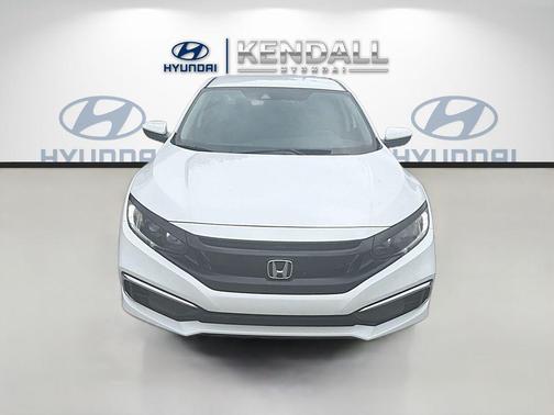 Platinum White Pearl 2021 Honda Civic LX