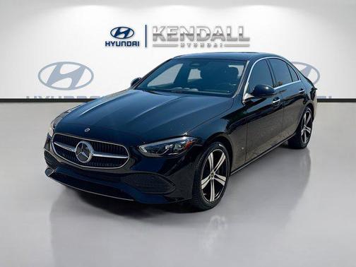 Black 2025 Mercedes-Benz C-Class C 300