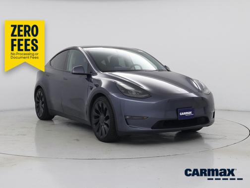 Gray 2022 Tesla Model Y Performance