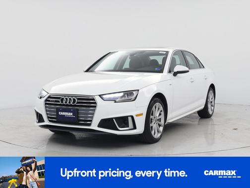 White 2019 Audi A4 Premium