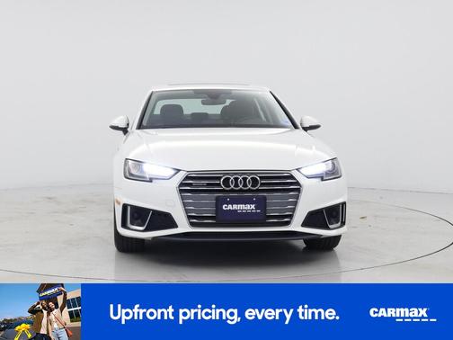 White 2019 Audi A4 Premium