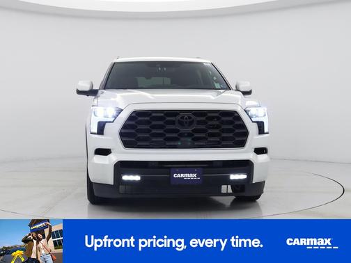 White 2024 Toyota Sequoia Platinum