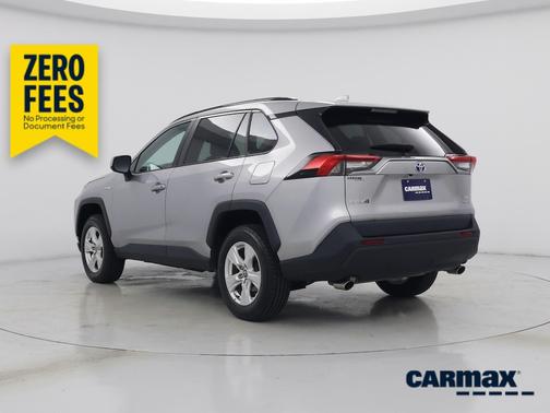 Silver 2021 Toyota RAV4 Hybrid XLE