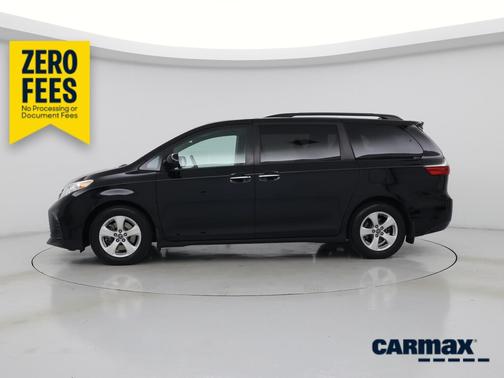 Black 2020 Toyota Sienna LE