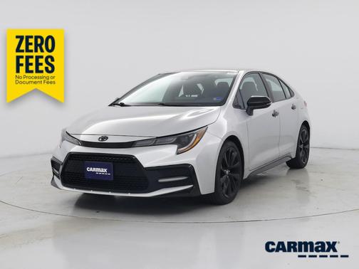 Silver 2022 Toyota Corolla SE Night Shade