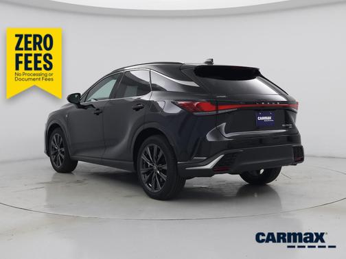 Black 2025 Lexus RX 350h F-SPORT Design