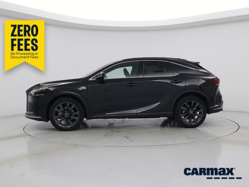 Black 2025 Lexus RX 350h F-SPORT Design
