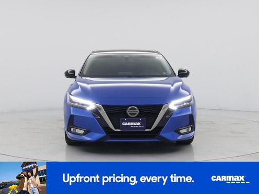 Blue 2021 Nissan Sentra SR
