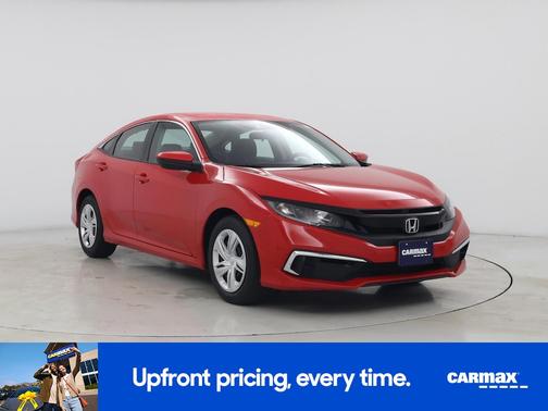 Red 2020 Honda Civic LX
