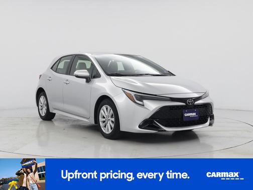 Silver 2024 Toyota Corolla Hatchback SE