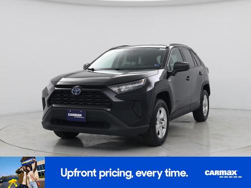 Black 2021 Toyota RAV4 Hybrid LE