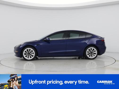 Blue 2021 Tesla Model 3 Long Range