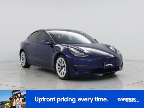 Blue 2021 Tesla Model 3 Long Range