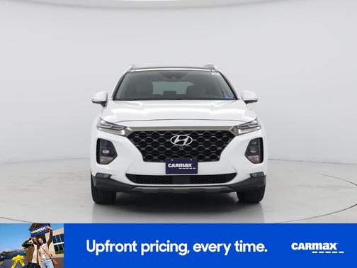 White 2020 Hyundai SANTA FE Limited