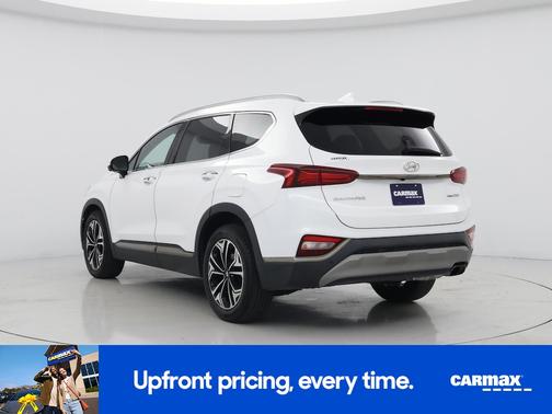 White 2020 Hyundai SANTA FE Limited
