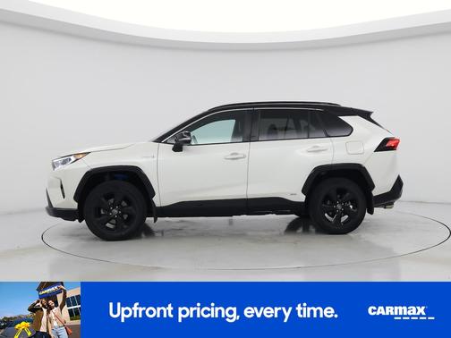 White 2021 Toyota RAV4 Hybrid XSE