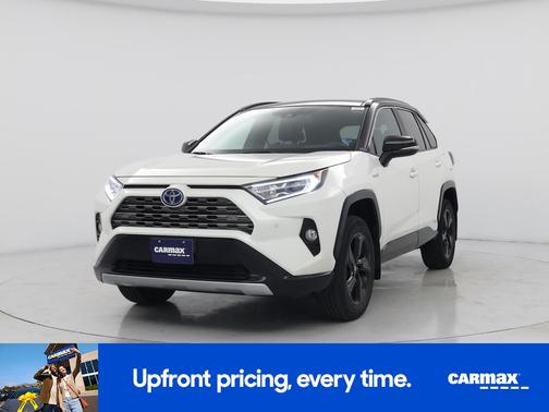 White 2021 Toyota RAV4 Hybrid XSE