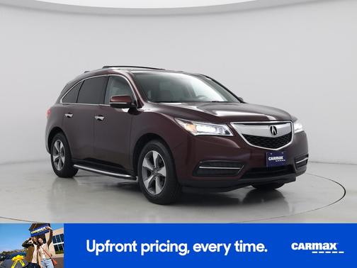 Burgundy 2016 Acura MDX