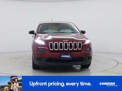 Red 2017 Jeep Cherokee Sport