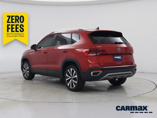 Red 2024 Volkswagen Taos SE