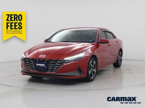 Red 2021 Hyundai ELANTRA Limited