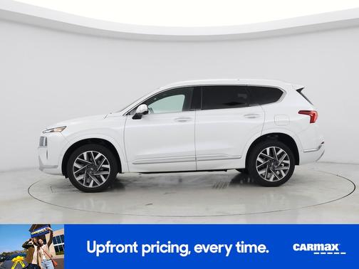 White 2022 Hyundai SANTA FE Calligraphy