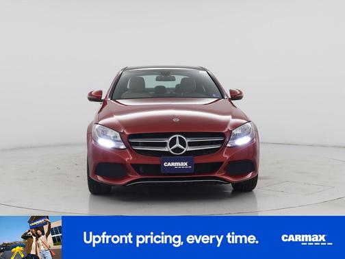 Red 2018 Mercedes-Benz C-Class