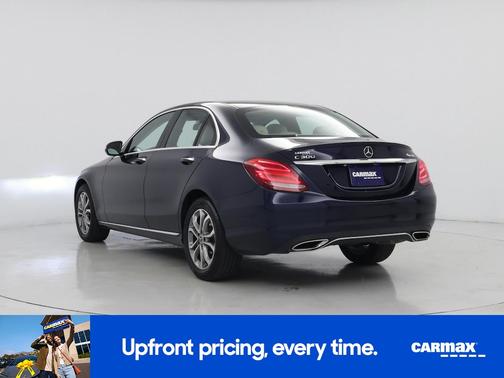 Blue 2017 Mercedes-Benz C-Class