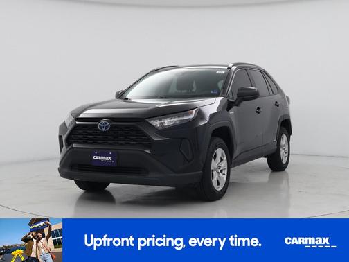 Black 2021 Toyota RAV4 Hybrid LE