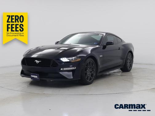 Blue 2021 Ford Mustang GT