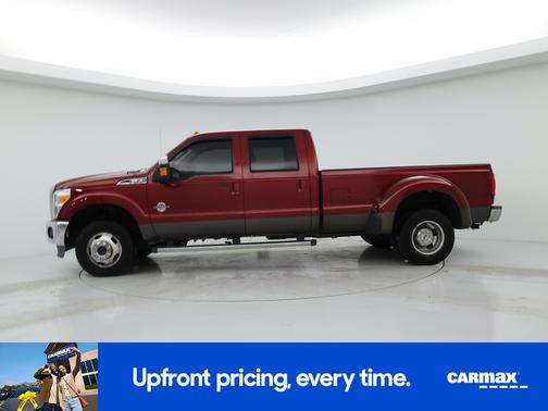 Red 2016 Ford F-350 Lariat