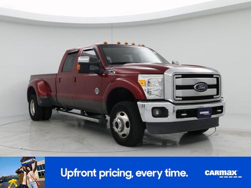 Red 2016 Ford F-350 Lariat