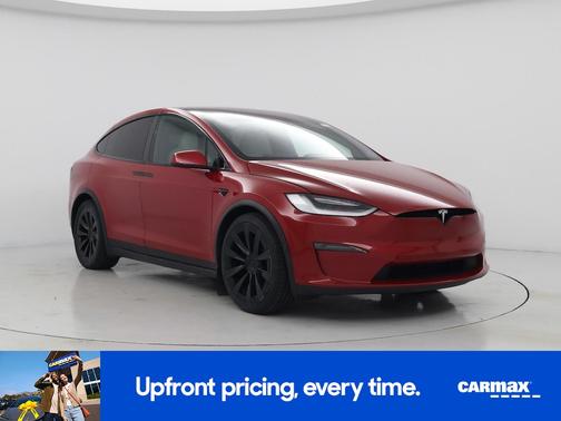 Red 2023 Tesla Model X Plaid