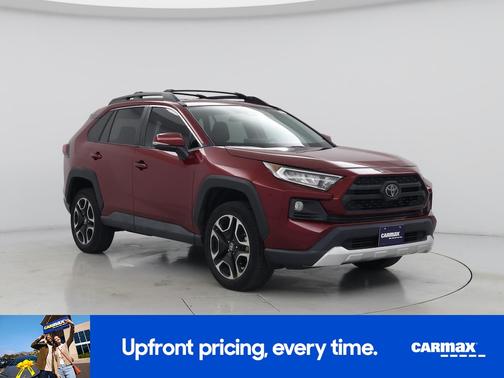 Red 2019 Toyota RAV4 Adventure