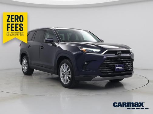 Blue 2024 Toyota Grand Highlander Platinum