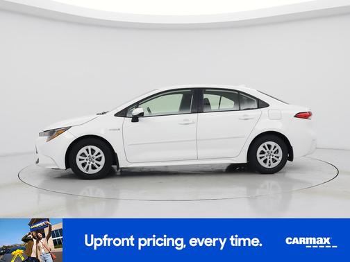 White 2021 Toyota Corolla Hybrid LE