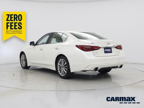 White 2023 INFINITI Q50 Luxe