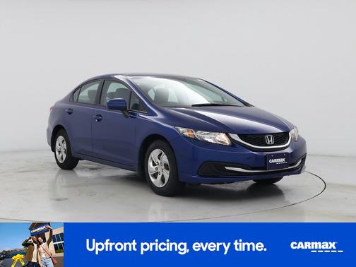 Blue 2015 Honda Civic LX