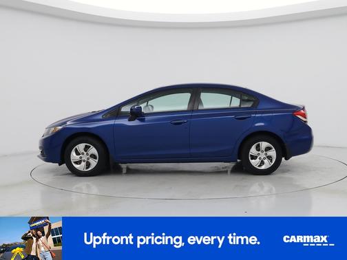 Blue 2015 Honda Civic LX