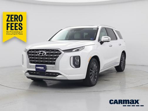 White 2020 Hyundai PALISADE Limited