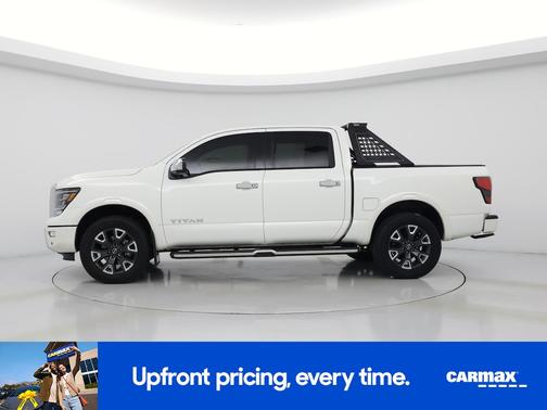 White 2023 Nissan Titan Platinum Reserve