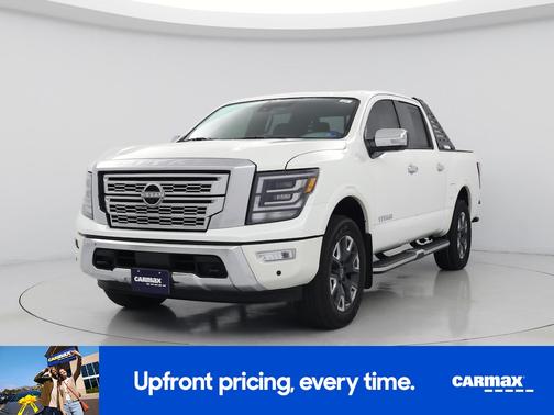 White 2023 Nissan Titan Platinum Reserve